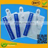 TransparentPVC Business Card Holder With Metal Button Card Packaging