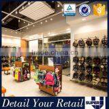 2016 Customized Wall Mounted Slatwall Panel Footwear Display Rack thumbnail-3