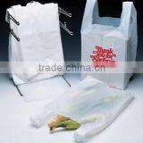 Cheap Supermarket Plastic T-shirt Shopping Bag With Vest Handles for Snack Food Packaging thumbnail-1