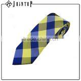 Handsome Colorful Silk Man Grey Blue Yellow Tie thumbnail-1