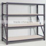 Adjustable Height Warehouse Storage Steel Slotted Angle Shelf or Shelves With Layer