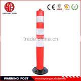 Recycled Red and Yellow PU Warning Posts