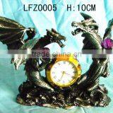 Bronze Dragon Metal Clock Craft LFZ005