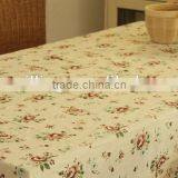 Home Use Classic Transfer Print Design 100% Polester Table Cloth