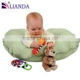 2015 Hot sale comfortable printing 100% cotton baby nursing pillow