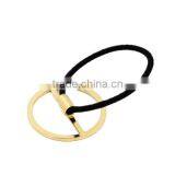 A-1135 Gold Plated Hair Black Bands Jewelry Hollow Circle Half Stick Pendant Head Bands For Women thumbnail-3