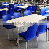 Artificial Stone Dinning Table Marble Top Dining Table Designs in India,Acrylic Soid Surface Restaurant thumbnail-4