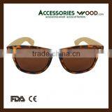 Bamboo Wood Polarized Sunglasses - Floating Natural Wood Frames thumbnail-1