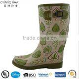(CH.W015) Cheap Design Your Own Ladies Sex Rubber Rain Boot China Manufacture