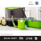 Lunch Box Set with Bag and Cup, FDA Approved, BPA Free , Eco-friendly Material by Cn Crown