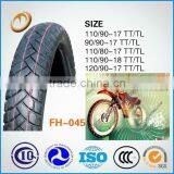 Best Quality but Competitive Price Motorcycle Tire Tubeless Tire 110/90-17 thumbnail-1