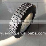 8x1.75 Solid Rubber Wheels With Plastic Spoke thumbnail-1