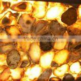 Gemstone Agate Back-lit Table Top , Agate Dining Table Top