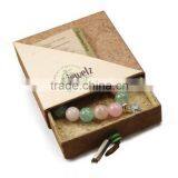 2016 Custom Simple Kraft Paper Jewelry Box / Kraft Brown Square Cardboard Jewellery Boxes for Jewellery Hot Sale thumbnail-5