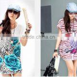 Ladies T-shirt Skirt Skirt Casual Dresses Stock Free Size thumbnail-1