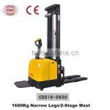1.6 Ton Electric Pallet Stacker With 2-stage STD.