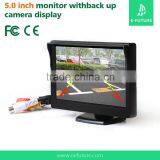 Original Sytle of 5 Inch Two Video Inputs LCD Rear View Mirror Car Monitor thumbnail-1