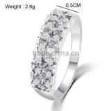 Free Shipping Silver Plated Clear Crystal 1gram Gold Rings 2016 thumbnail-2