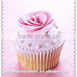 Hot sell tulip lotus type food grade wrapper paper baking cup muffin cases cupcake liner for christmas