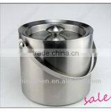 2.0L Stainless Steel Unique Ice Bucket With Lid thumbnail-1