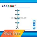 Aluminium Alloy Terminal Post for Electric Fence, Power Coated Aluminum Fence Post for Top Wall Fencing thumbnail-2