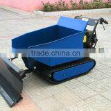 Garden Mini Crawler Dumper Walk Behind Push Angle Adjustable Snow Shovel