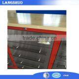 2017 20 Drawers Wood Mesa Workbench Durable Rolling Tool Chest With Pegboard thumbnail-3