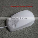 JH-SME10 Waterproof Optical Mouse With Scrolling Touchpad USB2.0 Silicone Mouse Performed by Scrolling Touchpad thumbnail-1