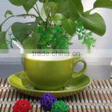 Haonai Hot Sale High Quality Ceramic Small Coffee Cup and Saucer Sets thumbnail-4