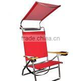 Low Sand Beach Chair With Sunshade thumbnail-3