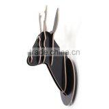 Indoor Wall Mounted Wooden Little Deer Head Decoration thumbnail-4