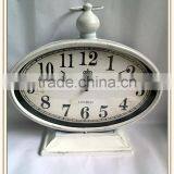 Hot Sale New Design Wrought Iron Table Clock thumbnail-1