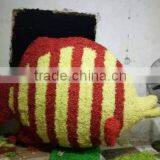 Life Size Large Top Party Artificial Landscape uv Resin Plastic Animal Leaf Alphabet Letter Fish Statue E08 23A4 thumbnail-1