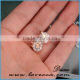 Beautiful Rose Gold Plated Earring Stainless Steel Cute Fox Animal Stud Earring for Women thumbnail-3