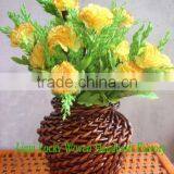 Let's Buy a Antique Wicker Vase &flowe Basket to Decorate Our Home thumbnail-1