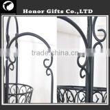 Chinese Factory Flower Pot Rack Hot Sale Iron Flower Pot Stand Plant Display Rack thumbnail-4