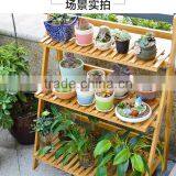 High Quality Wooden Folding Flower Shelf thumbnail-3