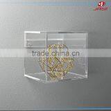 Cost Effective Handmade Wall Mounted Acrylic Book Shelf Clear Acrylic Shelf Dividers thumbnail-2