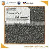 Bush Hammered Surface Mongolian Basalt Absolute Black Stone