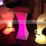 Modern Commercial Fashion High Stability Polyethylene(PE) RGB Stool With Rechargeable Battery thumbnail-6