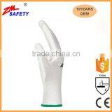 General Purpose Work Safety Orange PU Hand Gloves With Seamless Knitted Shell thumbnail-3