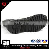 Factory Price ODM Avaliable Black Grain Leather Military Boots thumbnail-4