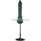 Patio Outdoor Metal 10ft Push Button Tilt Green Market Umbrella thumbnail-3