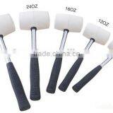 CZ-0101 White Rubber Hammers With Tube Steel Handle thumbnail-1
