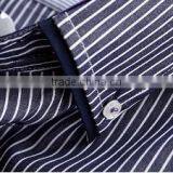 2016 Four Breasted Men's Shirt Long Sleeve Striped Shirt thumbnail-6