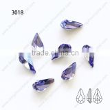 Loose water drop crystal glass bead stone for decoration factory wholesale