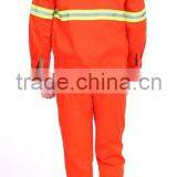 Orange and Green Reflective Two Pieces Construction Man's Dustman Workwear Uniform thumbnail-2