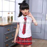 Skirt And Shirt With Short Pants School Uniform Shirts 100% Cotton thumbnail-4