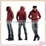 China Wholesale Fleece Long Sleeve Thick Fleece Hoodie for Men thumbnail-3