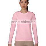 180g Solid Color Women's Long Sleeve Thin Pullover Hoodies, Custom Logo Wholesale thumbnail-1